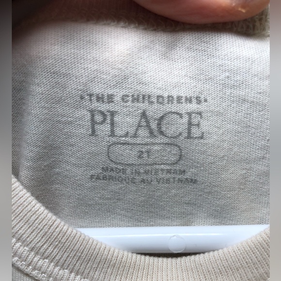 BOYS/GIRLS 2T GRAPHIC LONG SLEEVE TEE, BOSS OF THE KIDS TABLE, Color Haystack - Picture 6 of 7